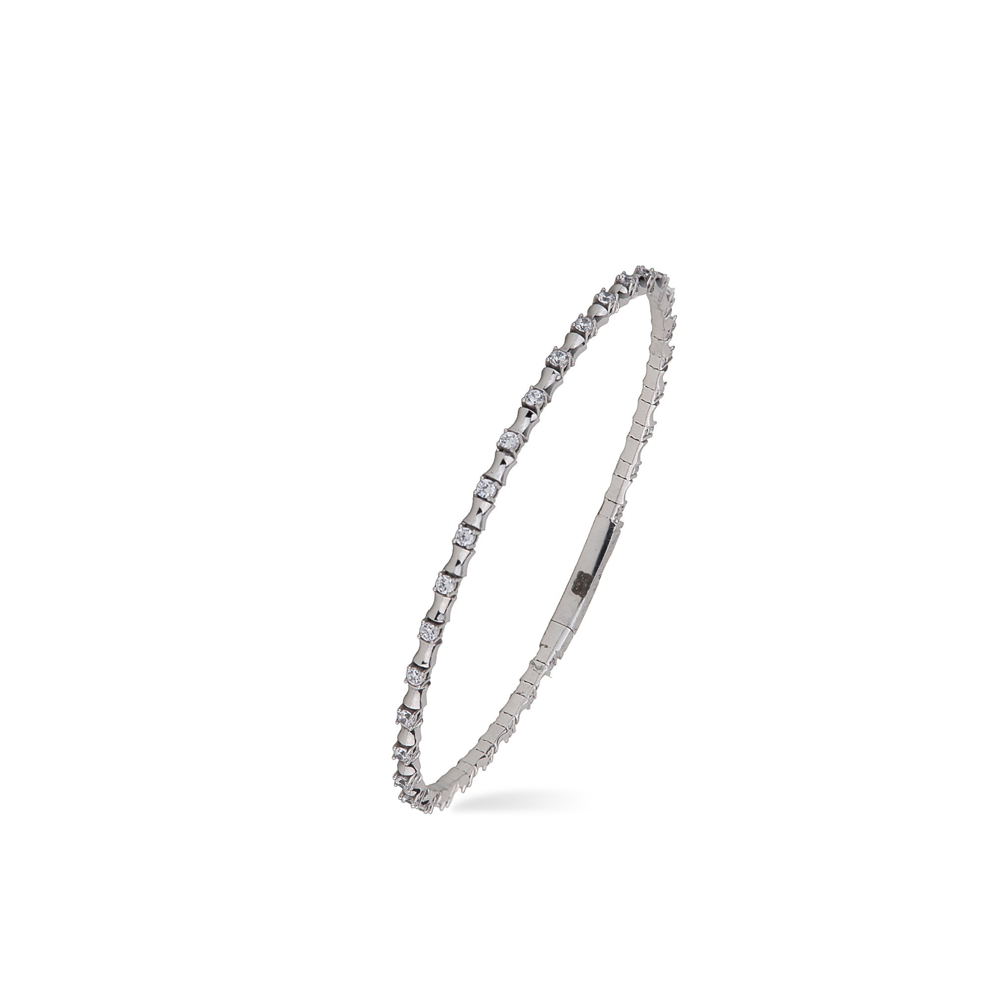 Stone-set Elegant Bangle