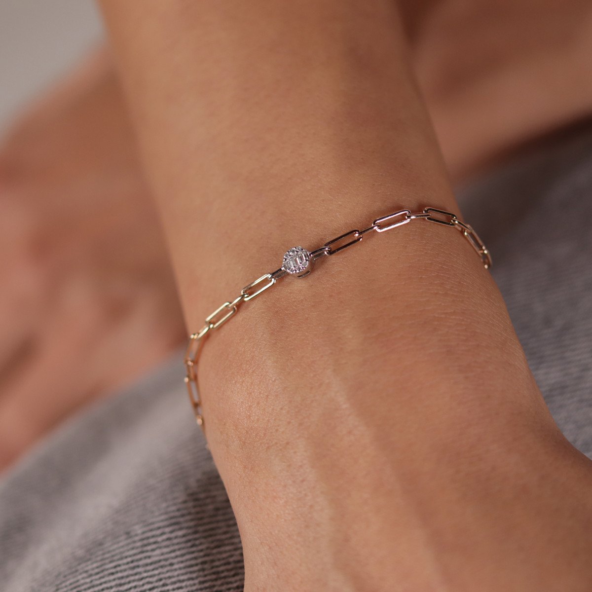 Zarif Pırlanta Bileklik