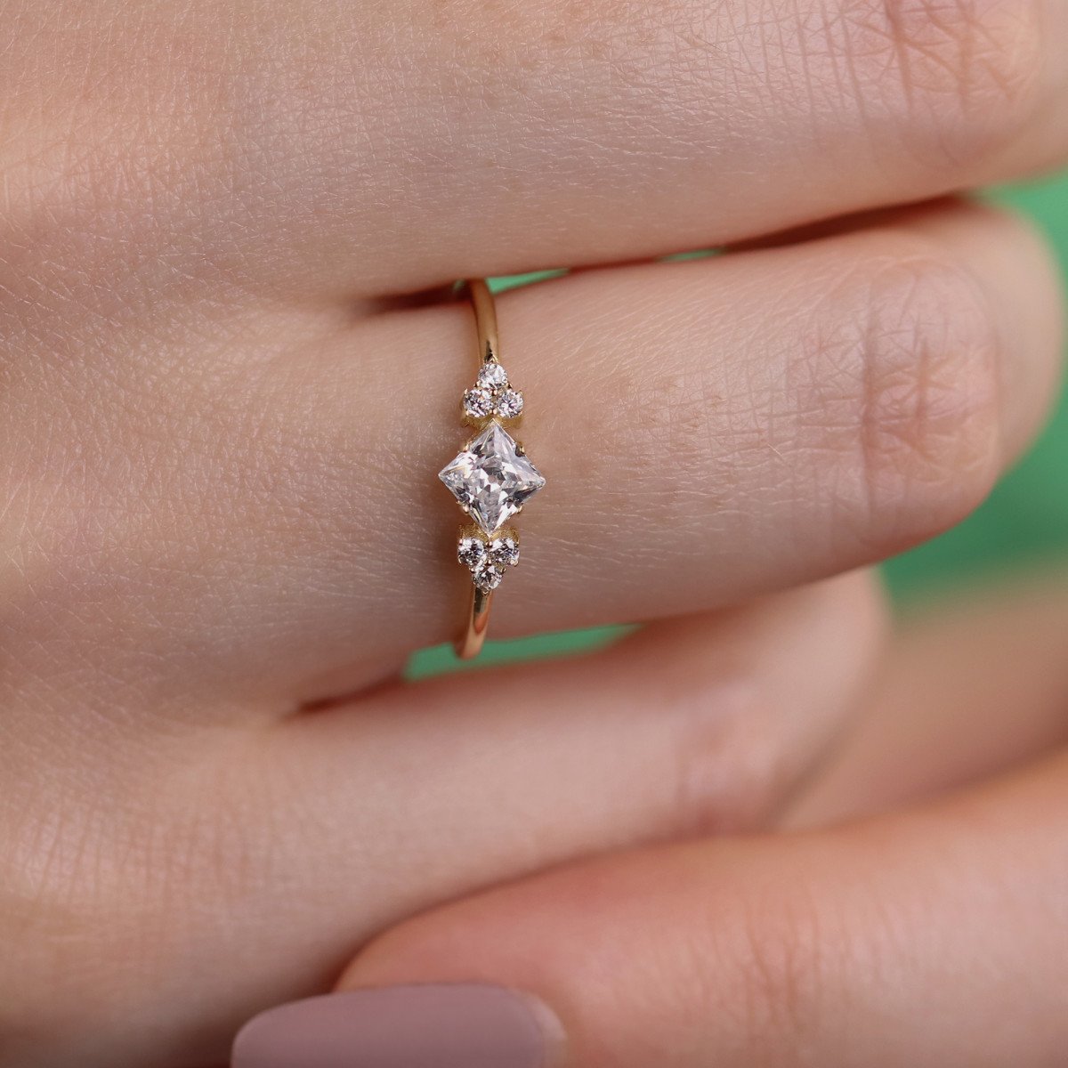 Renkli Taşlı Yüzük