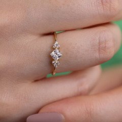 Renkli Taşlı Yüzük