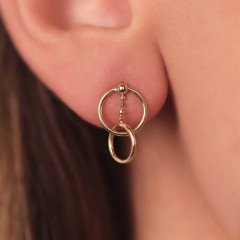 Halka Tasarım Küpe 