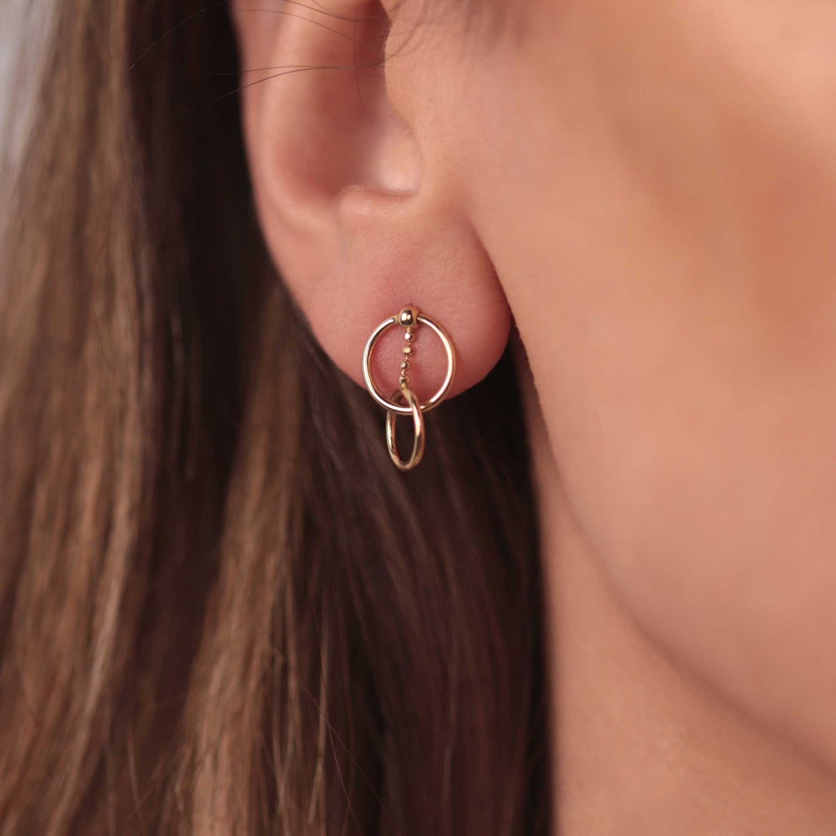 Halka Tasarım Küpe 