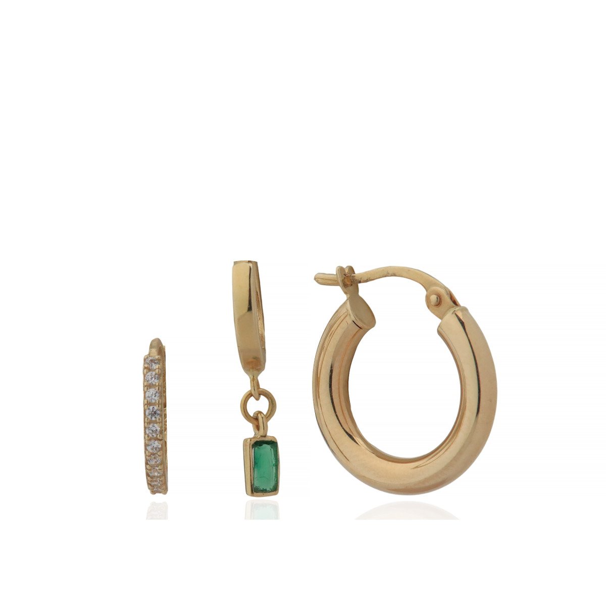 Üçlü Kombin Küpe