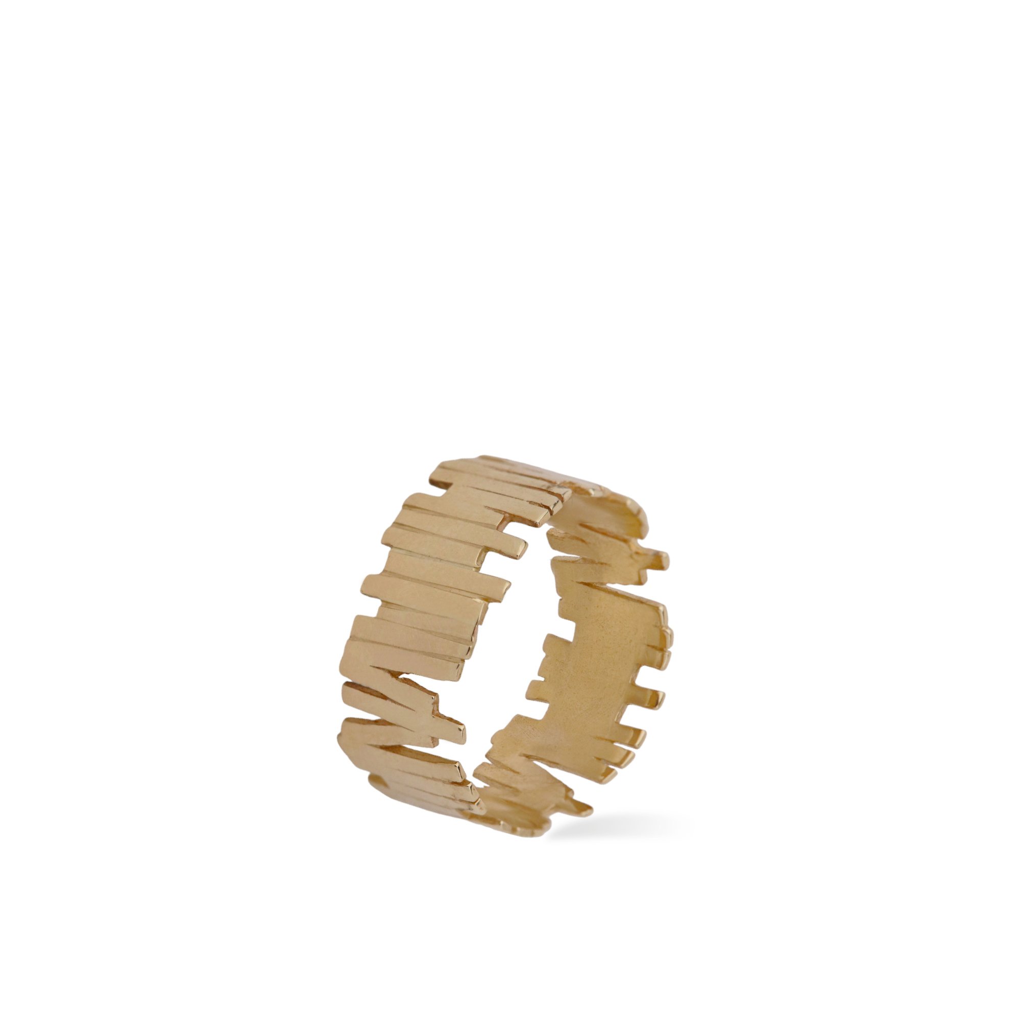 İri Zikzak Ring