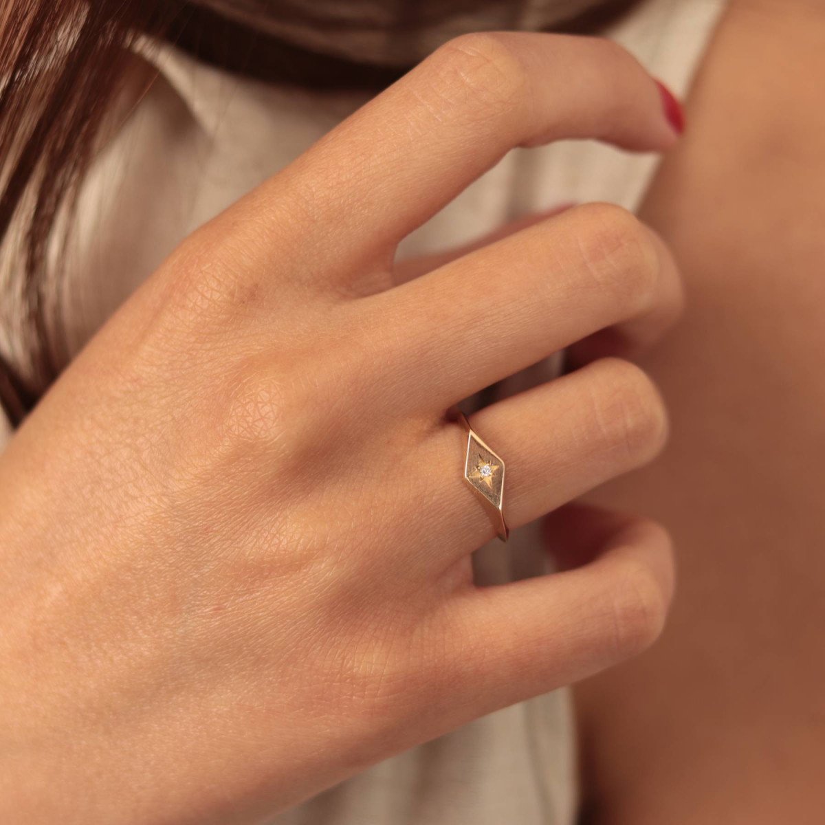 Taşlı Şovalye Yüzük