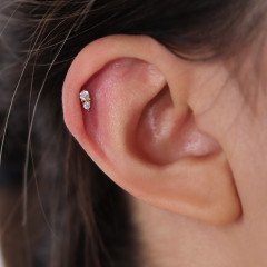 İkili Taş Piercing