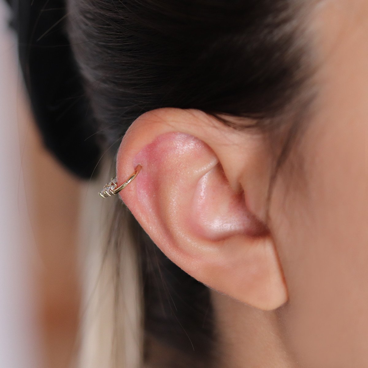 Üç Taş Halka Piercing