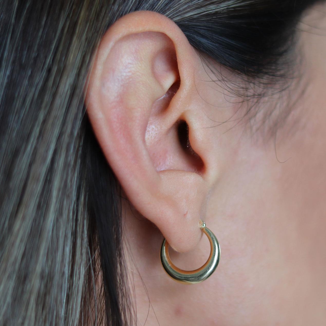 Plain Hoop Earrings