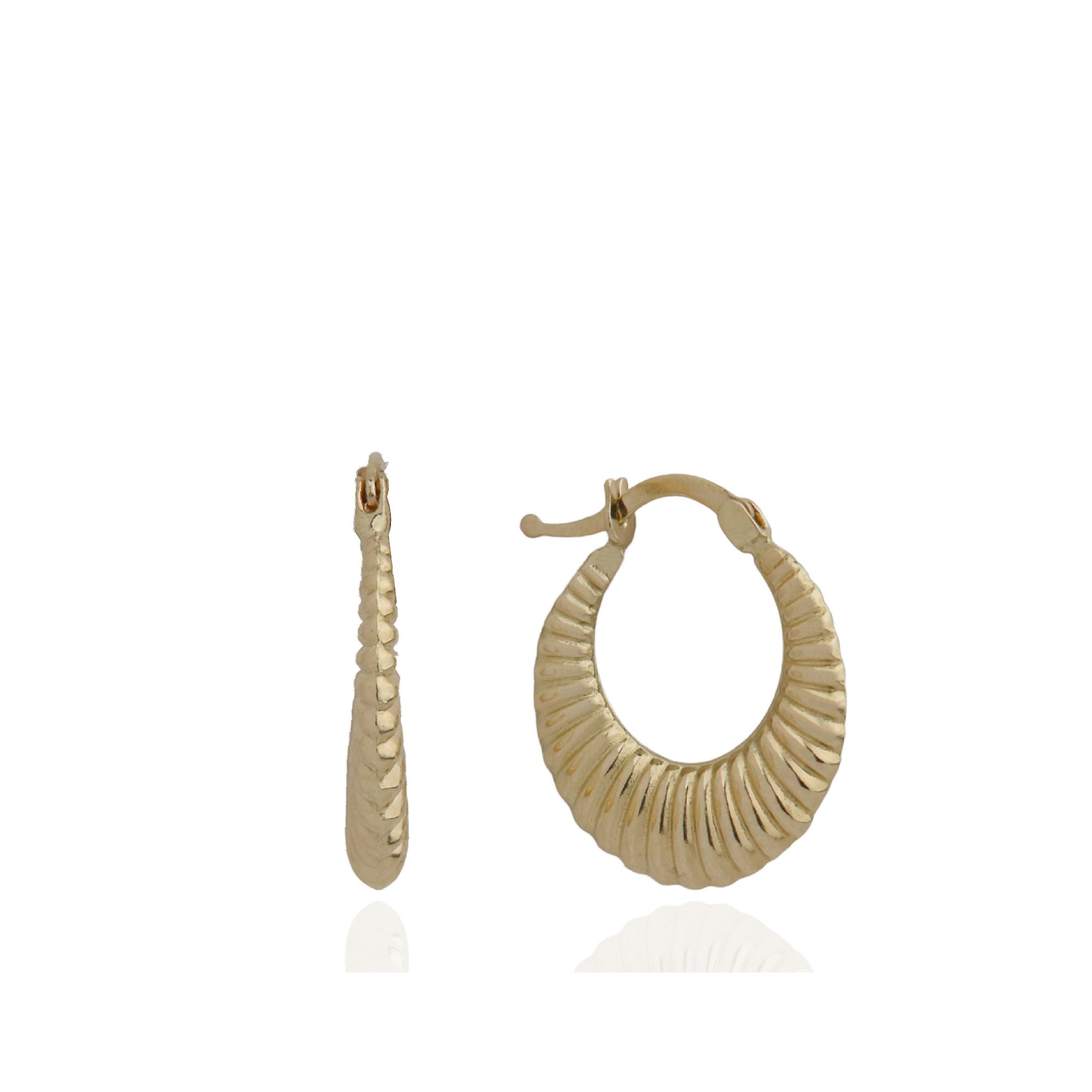 Midye Hoop Earrings