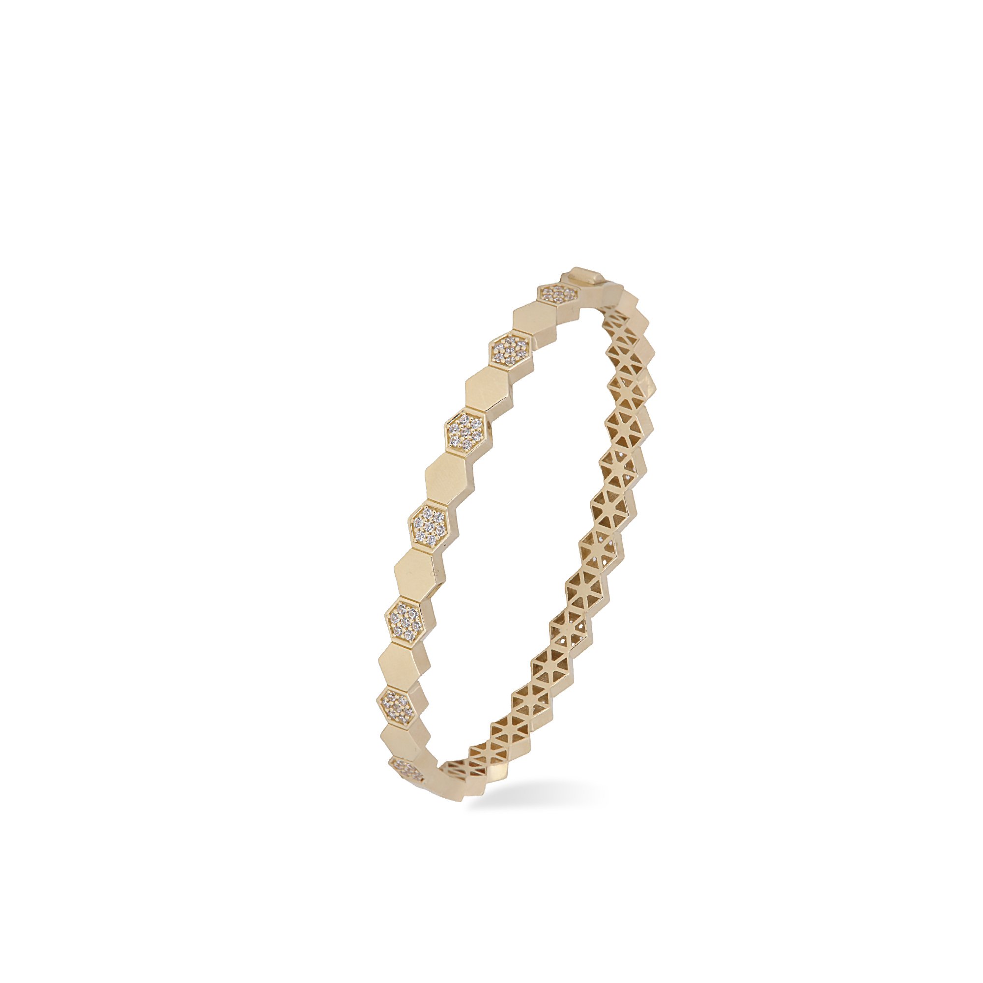 Stone-set Petek Bangle