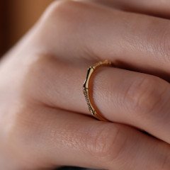 Taşlı Kemik Yüzük