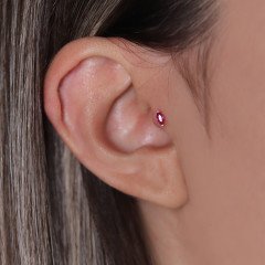 Renkli Damla Piercing