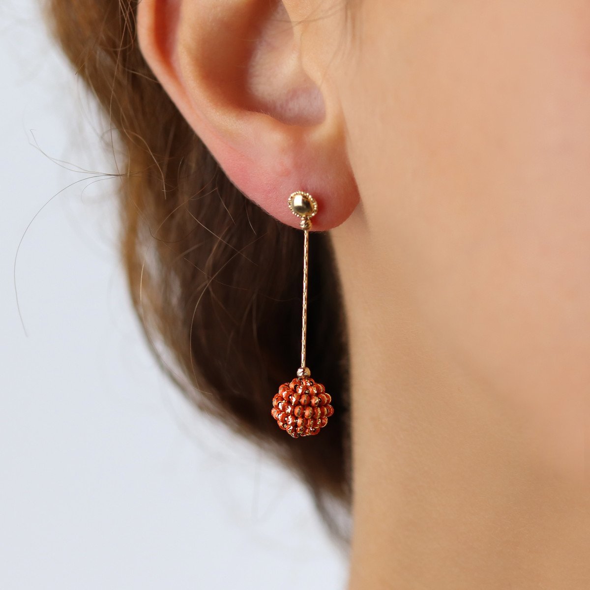 Renkli Kataforez Küpe