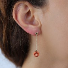 Renkli Kataforez Küpe