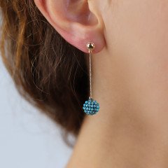 Renkli Kataforez Küpe