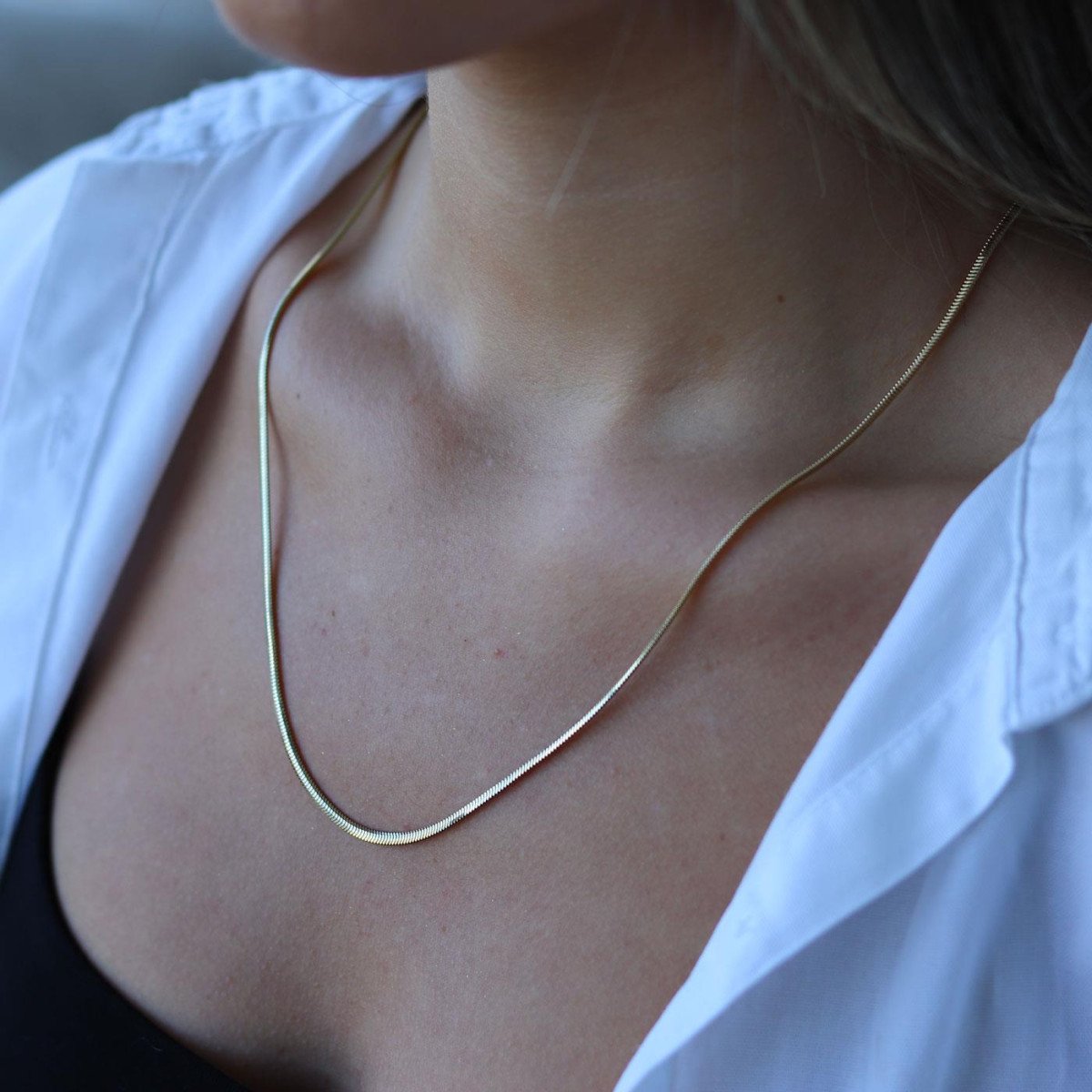 İtalyan Balık Sırtı Zincir 2mm