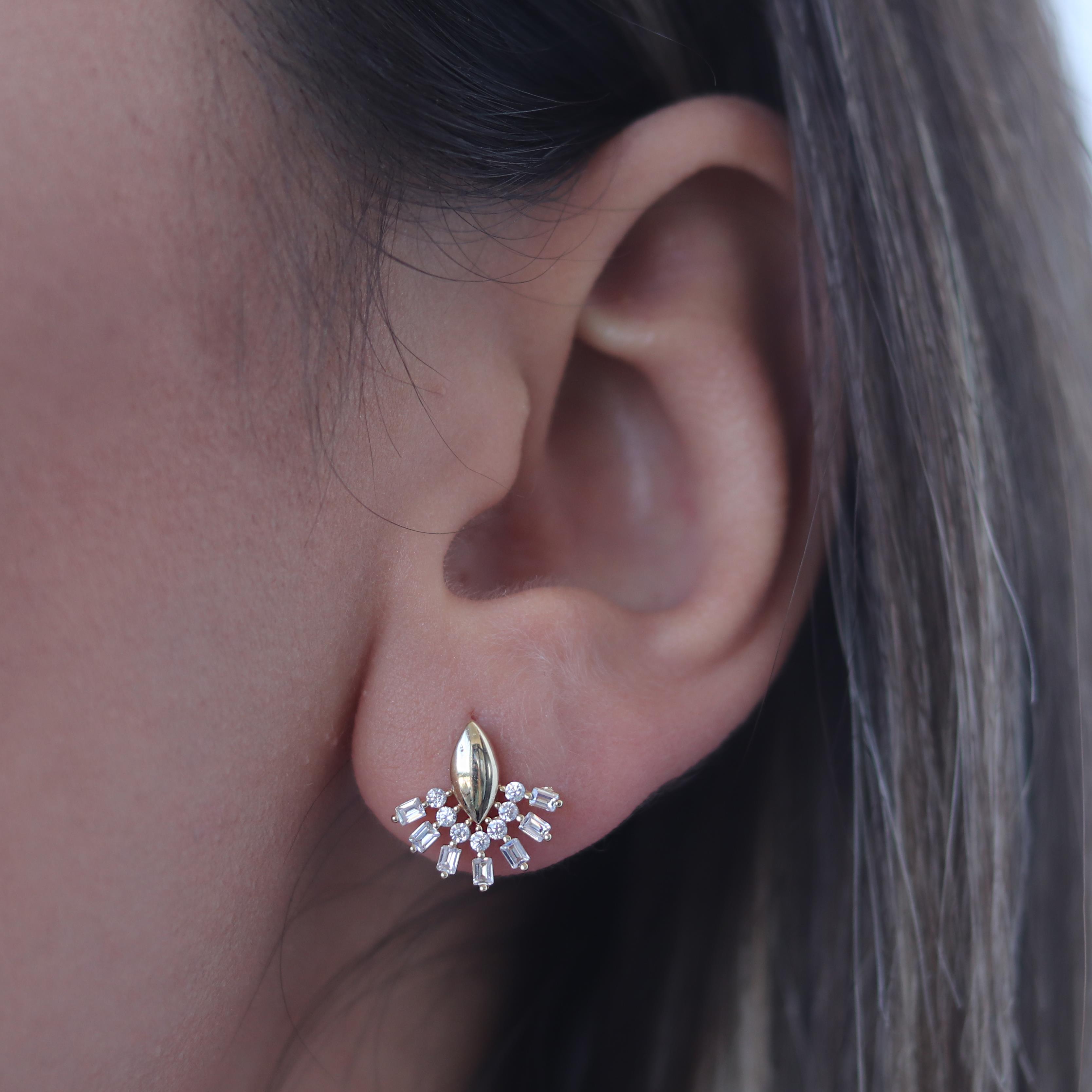 Baguette Earrings