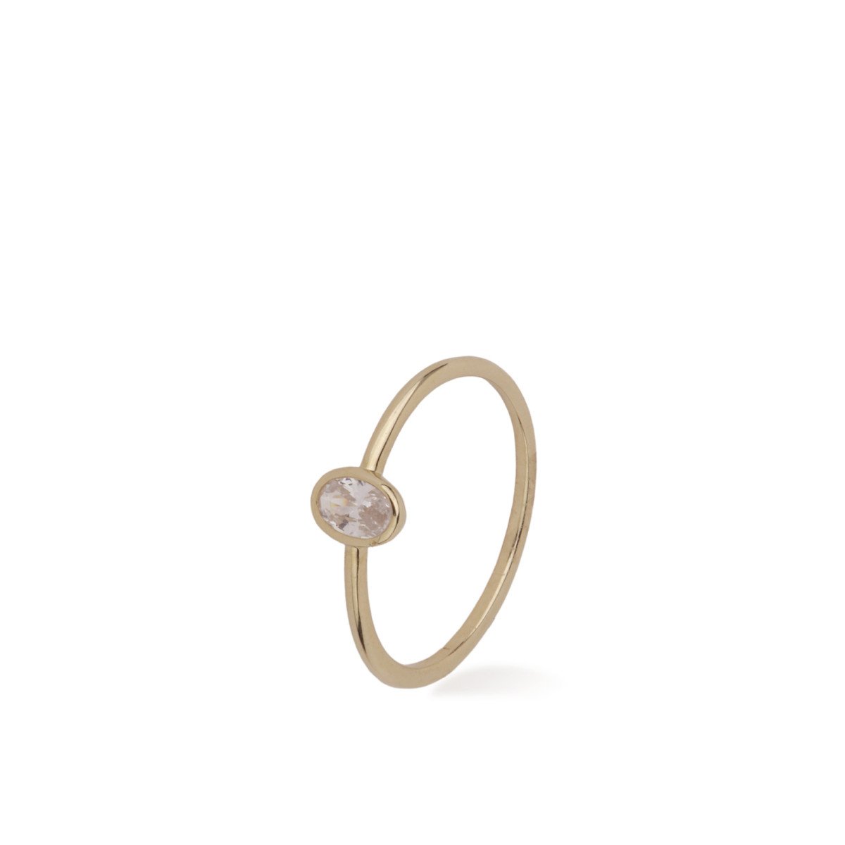 Oval Taşlı Yüzük