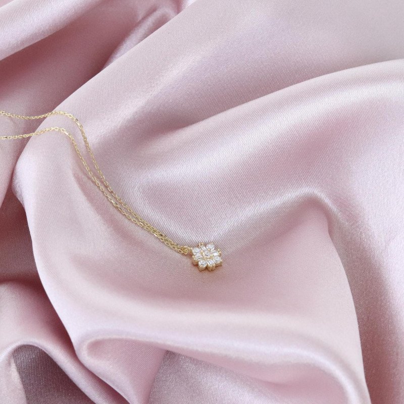 Taşlı Minimal Kolye