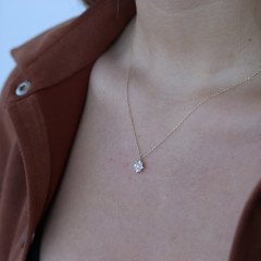 Taşlı Minimal Kolye