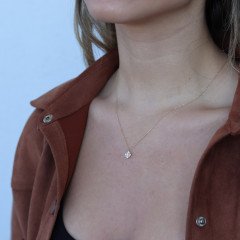 Taşlı Minimal Kolye