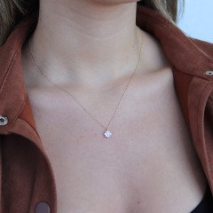 Taşlı Minimal Kolye