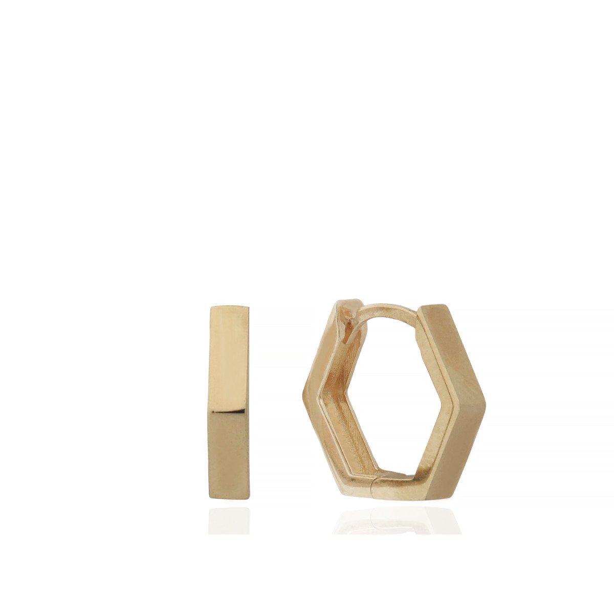 Altıgen Halka Küpe 