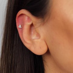 Taşlı Üçgen Piercing
