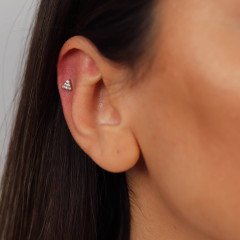 Taşlı Üçgen Piercing