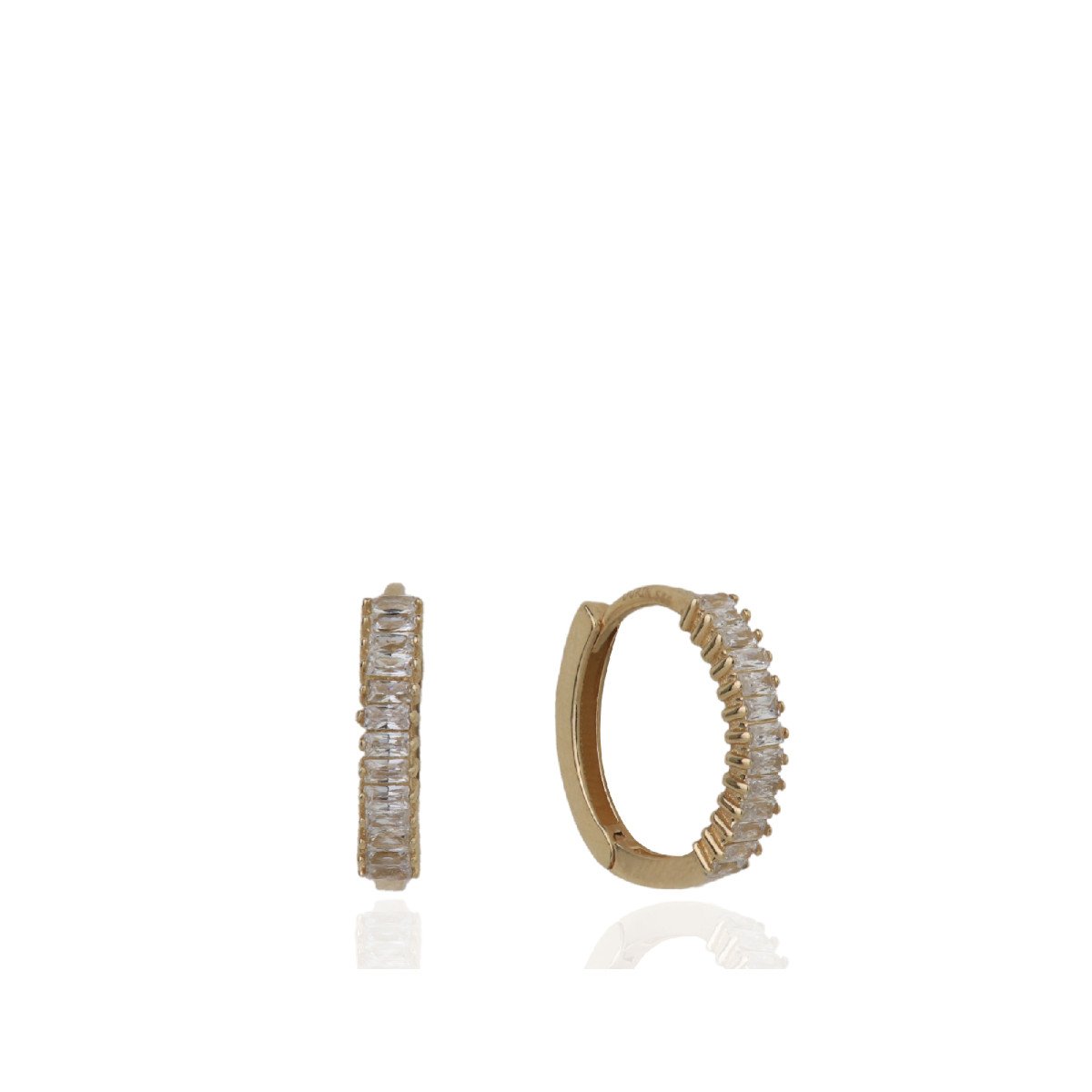 Sıra Taşlı Baget Küpe