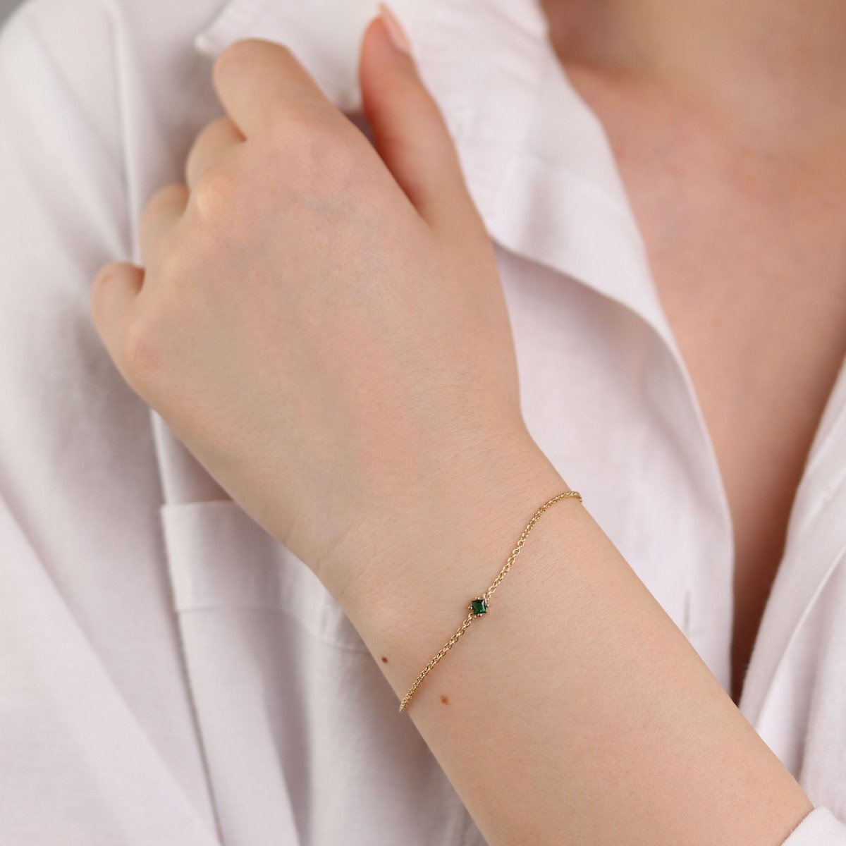 Renkli Tektaş Bileklik