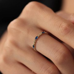 Renkli Taşlı Yüzük