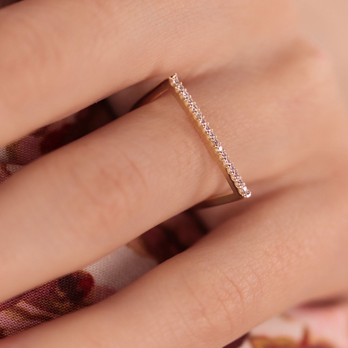 Taşlı Çizgi Yüzük