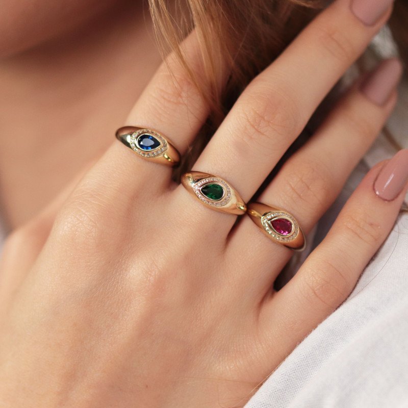 Colorful Stone Ring