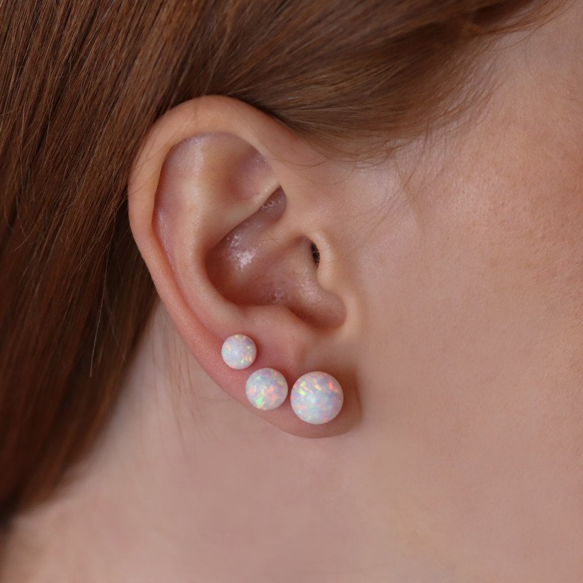 Opal Ball L Earrings