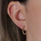 Asymmetric Ball Earrings