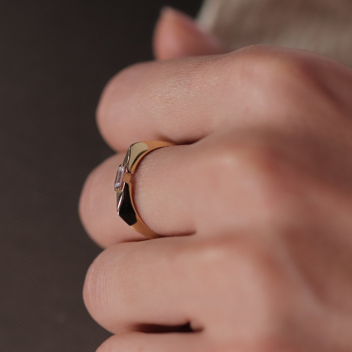 Baget Taşlı Yüzük