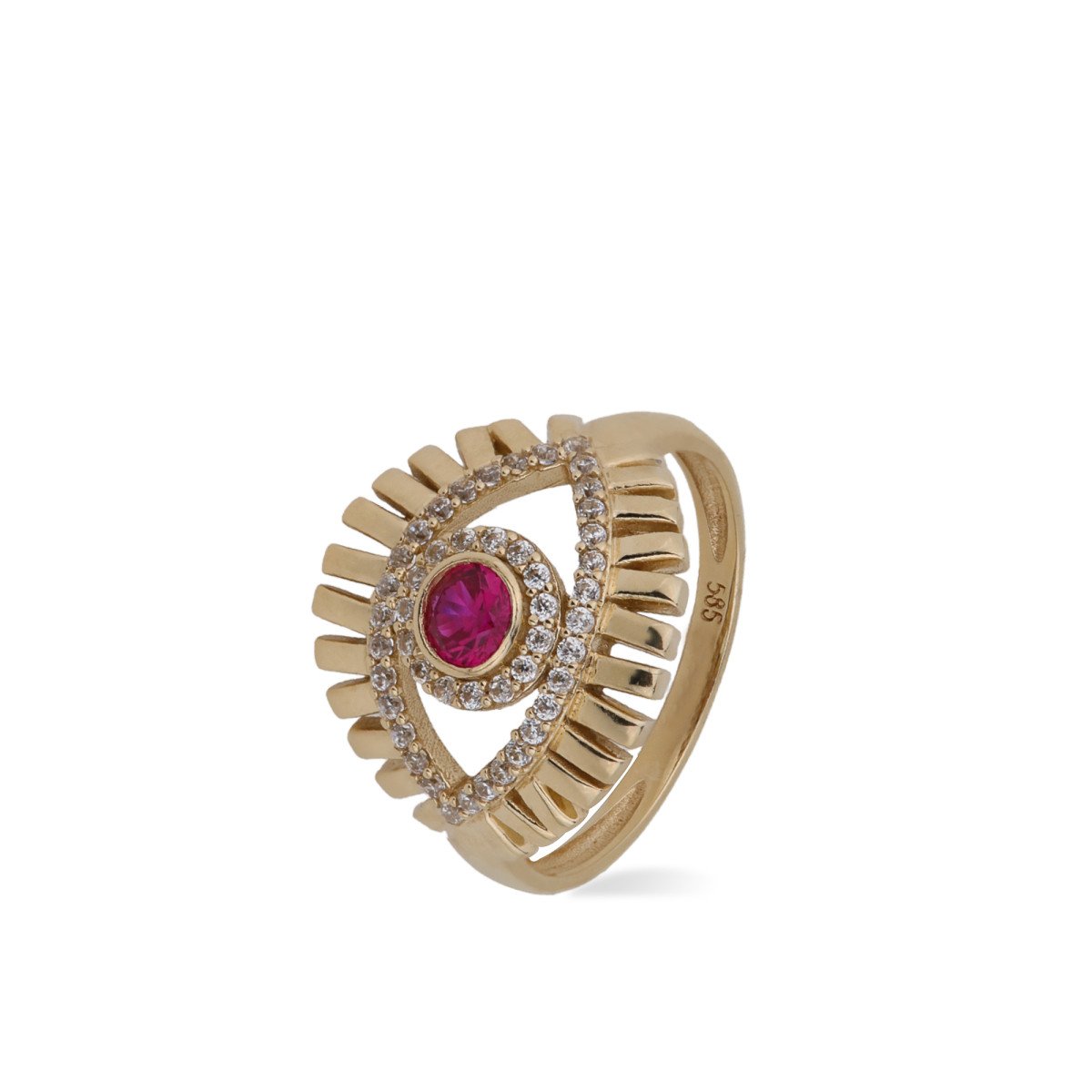 Taşlı Kirpik Yüzük