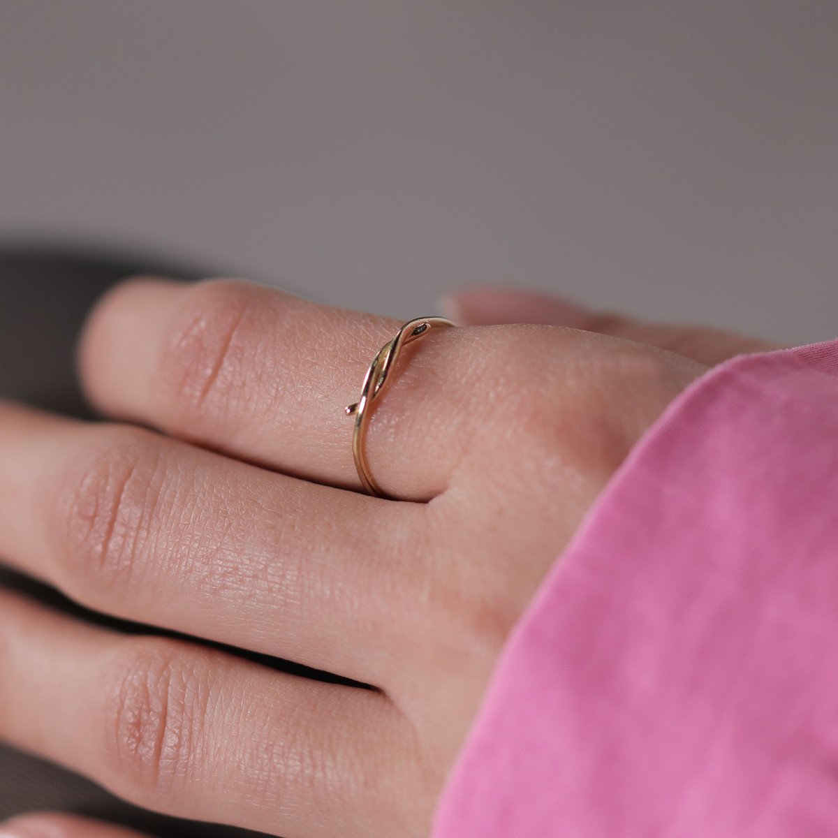 İnce Düğüm Yüzük