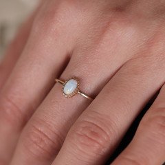 Opal Taşlı Yüzük
