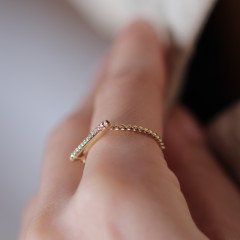 Taşlı Burgu Yüzük