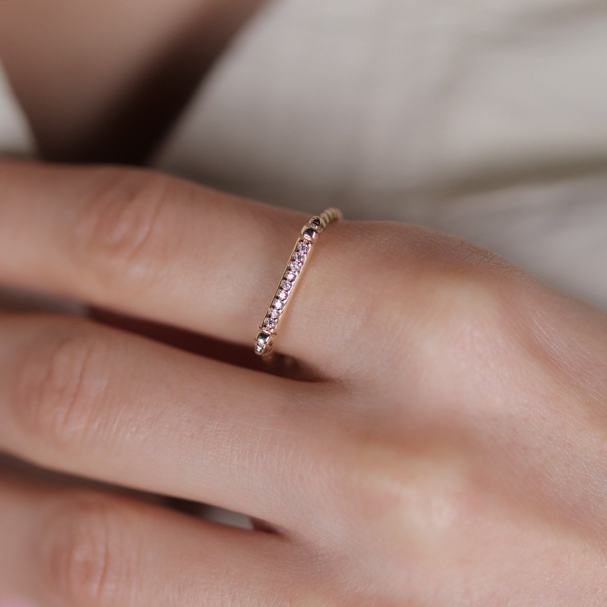 Taşlı Burgu Yüzük