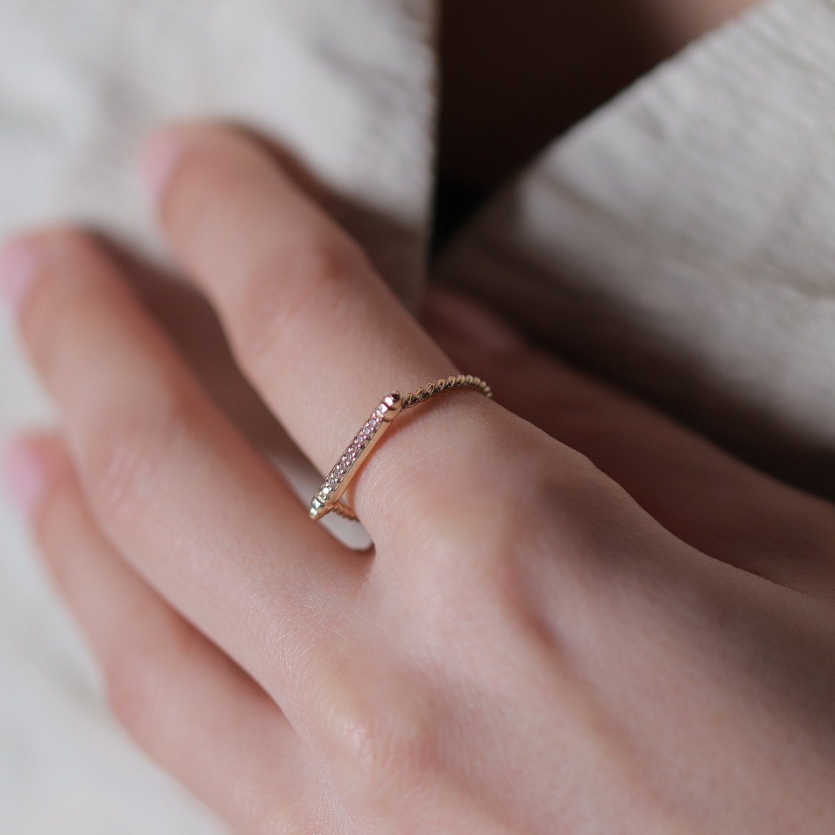 Taşlı Burgu Yüzük