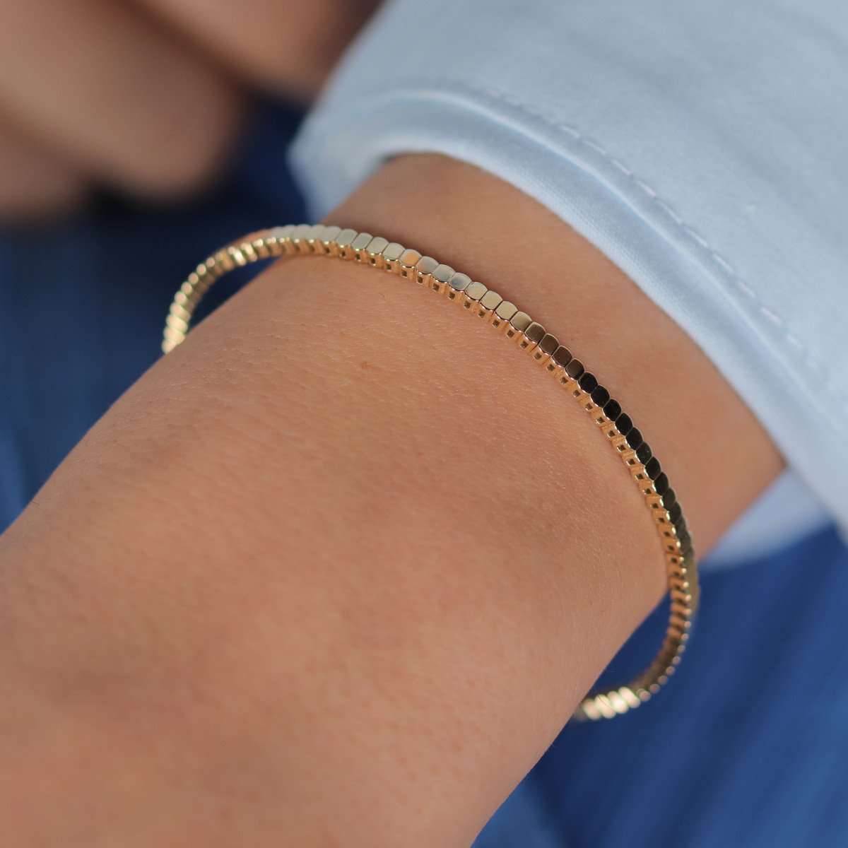 Sıralı Mini Kare Bilezik