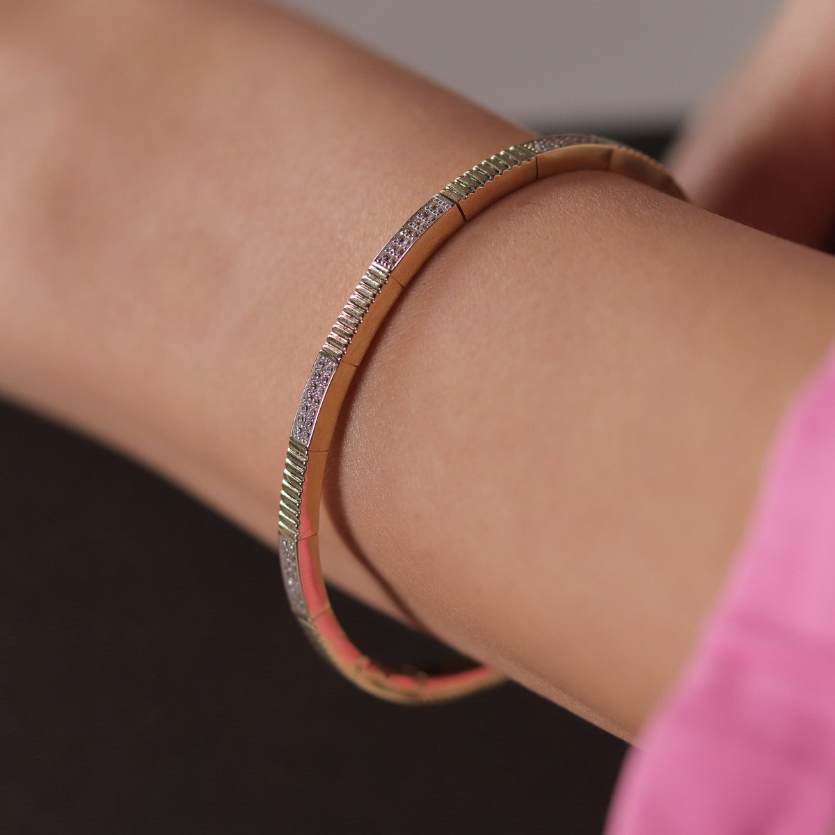 Çizgili Tasarım Bilezik