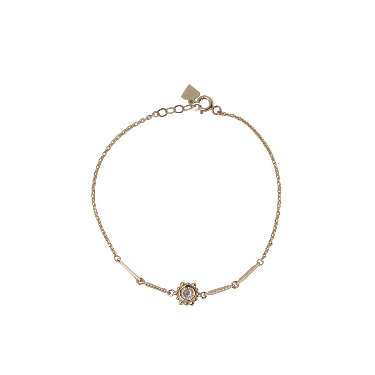 Taşlı Çiçek Bileklik