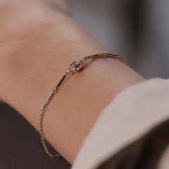 Taşlı Çiçek Bileklik