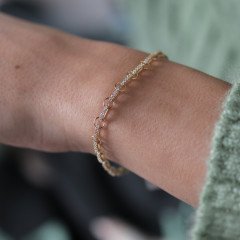 Taşlı Halka Bileklik