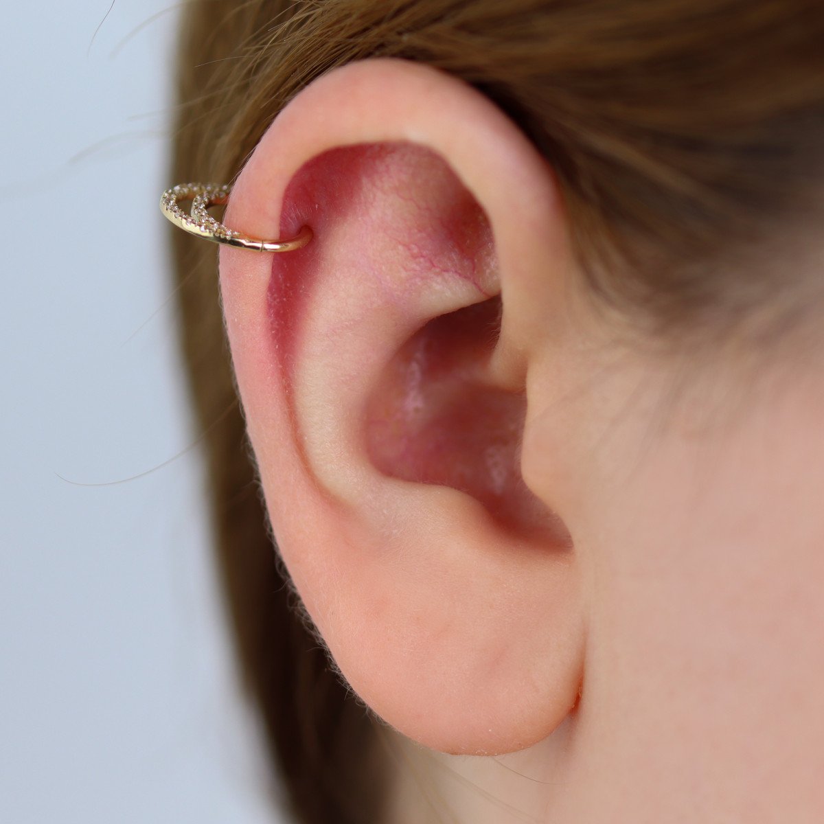 Taşlı İkili Halka Piercing