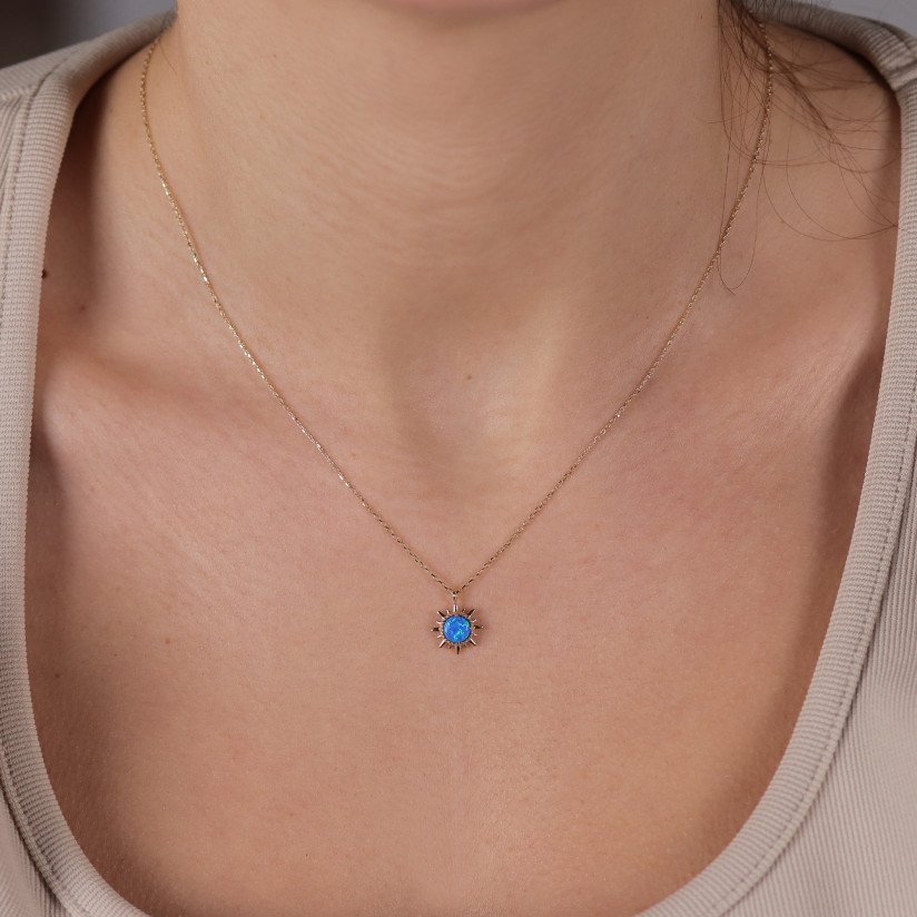 Opal Stone Necklace